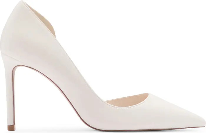MANGO Half d'Orsay Pointed Toe Pump (Women) | Nordstrom | Nordstrom