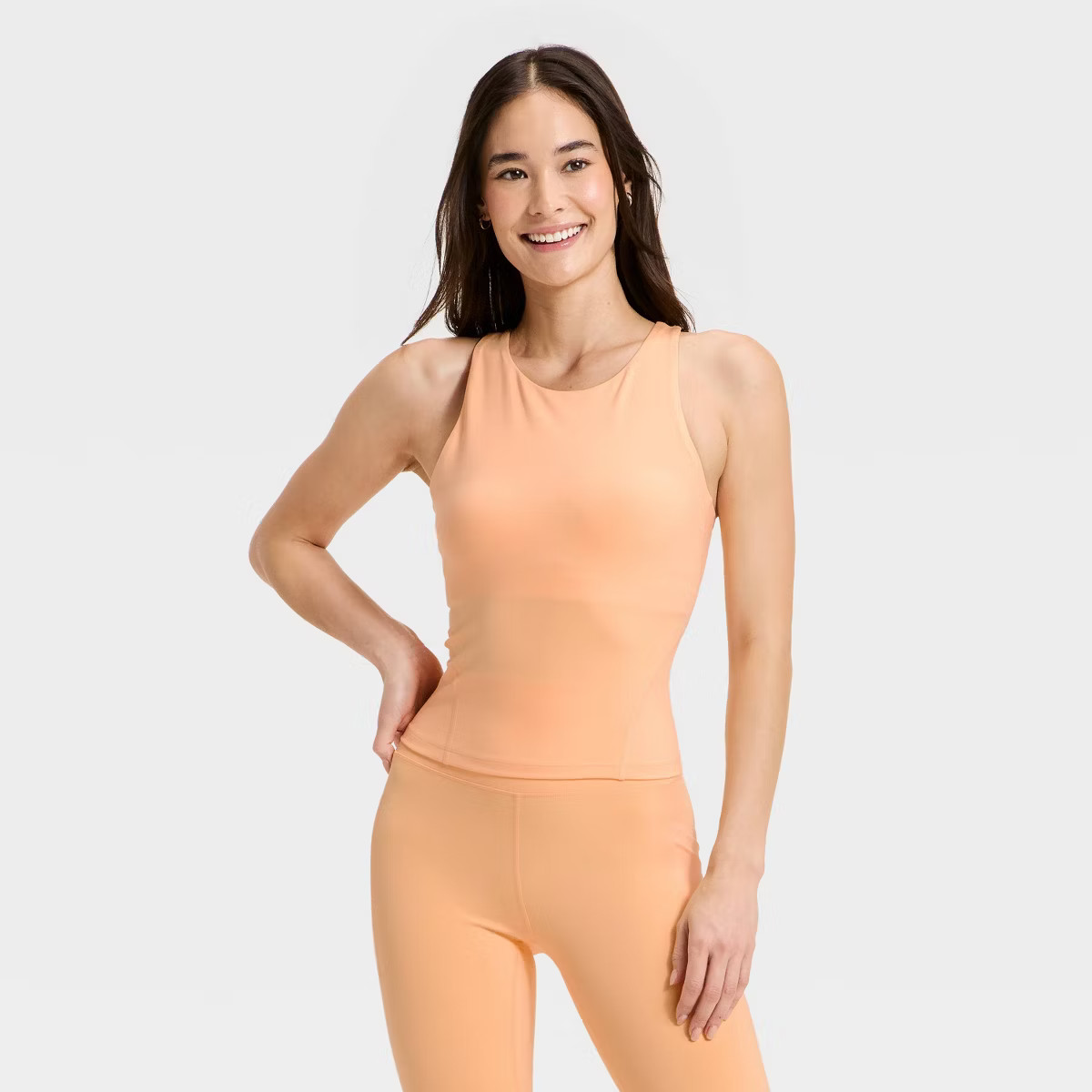 Women's Dynamic Flex High Neck Racerback Support Tank Top - All In Motion™ | Target