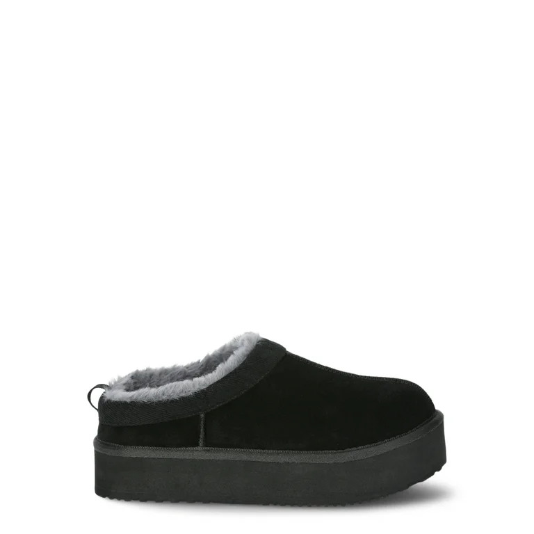 Joyspun Women’s Ultra Short Platform Clog Slippers, Sizes 7-11 | Walmart (US)