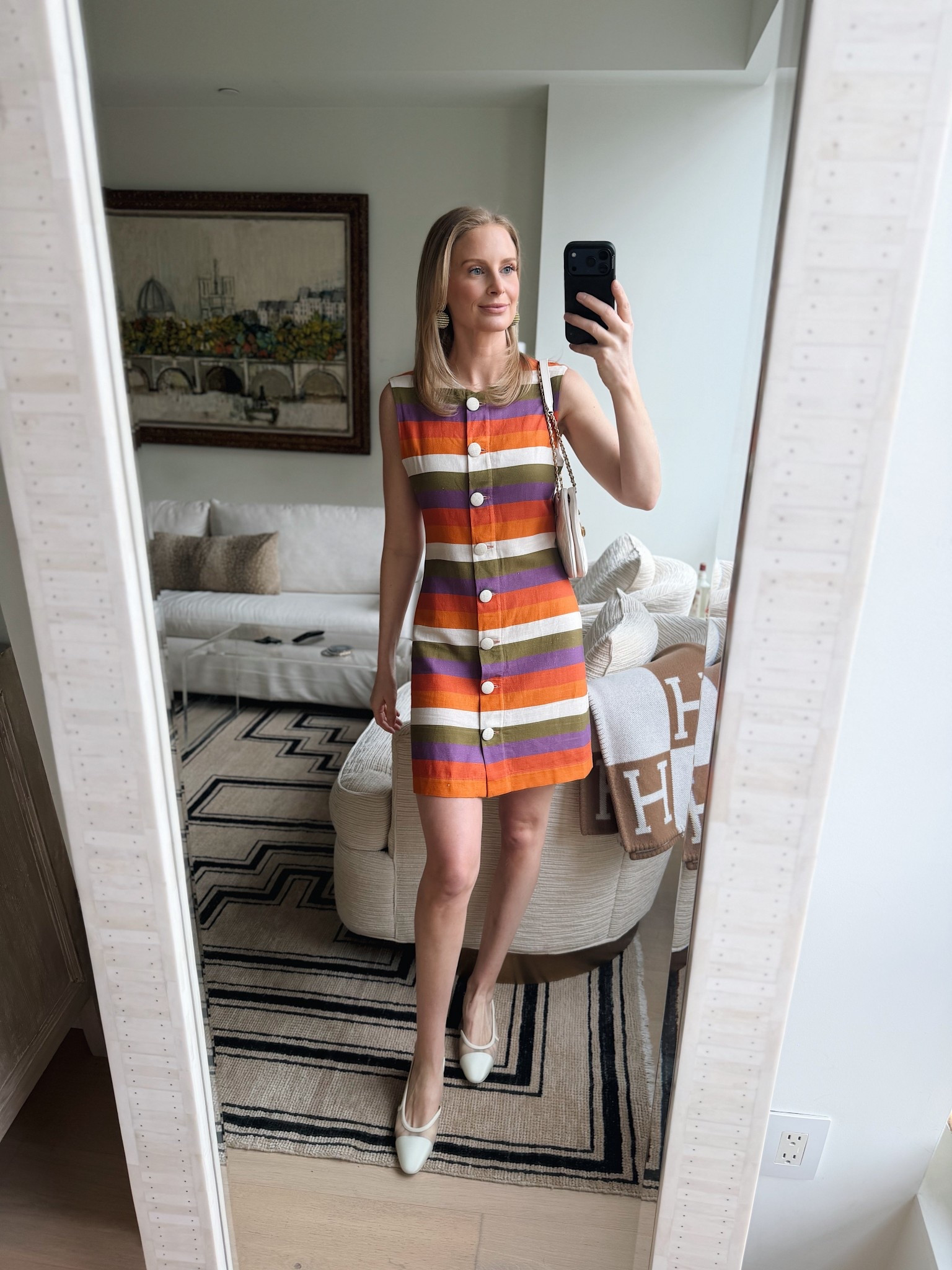 Obsessed with this dress! It runs small - I’m in the medium! 