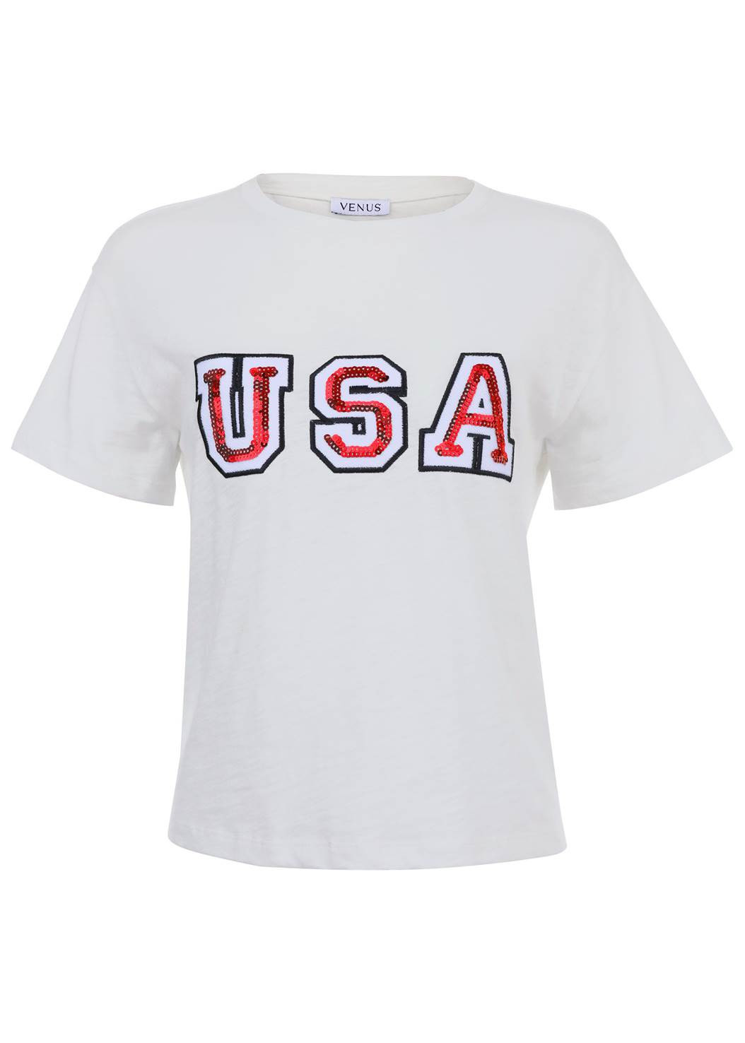 Collegiate Usa Graphic Tee | VENUS
