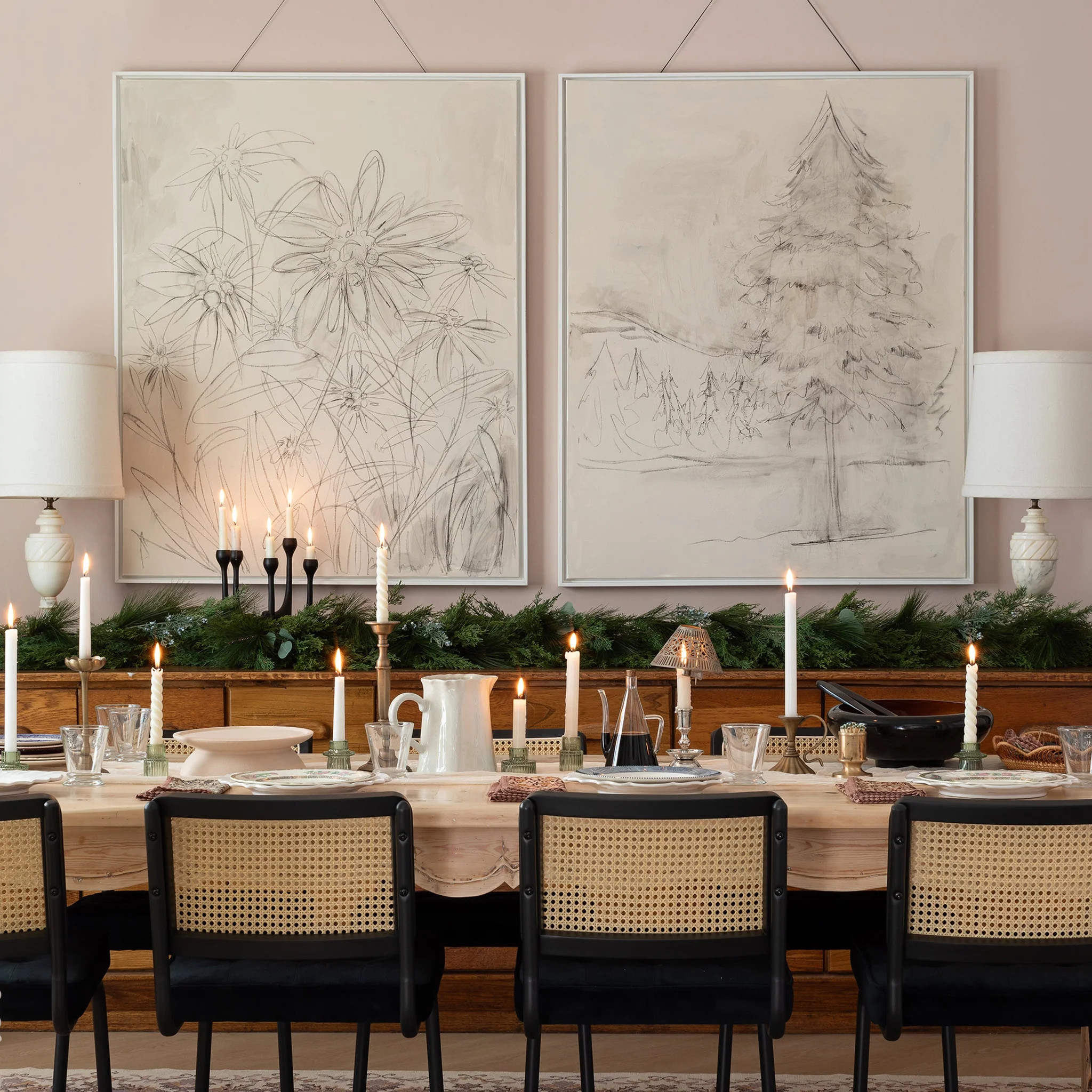 Evergreen | Canvas | Lindsay Letters, LLC