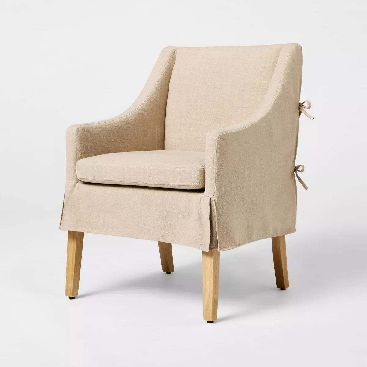 Camas Slipcover Dining Chair Khaki - Threshold™ designed with Studio McGee | Target