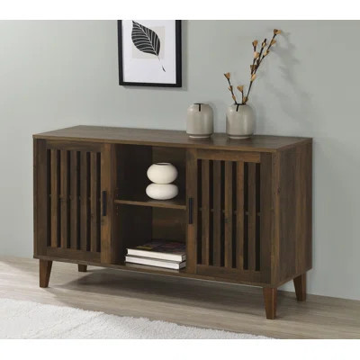 Brigina 2 - Door Accent Cabinet in Dark Pine | Wayfair North America