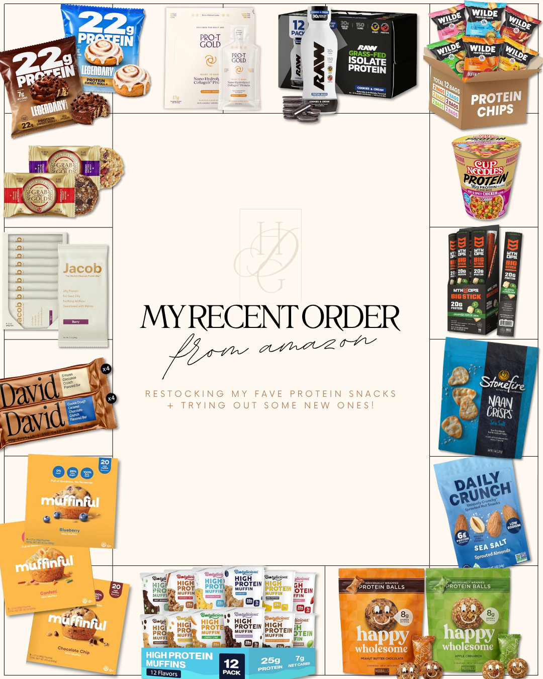 Recent restock of some of our fave protein bars & snacks, plus trying out some new things too! ✨
Amazon pantry / amazon restock / protein snacks / foodie / Holley Gabrielle 
 

 #LTKfoodie