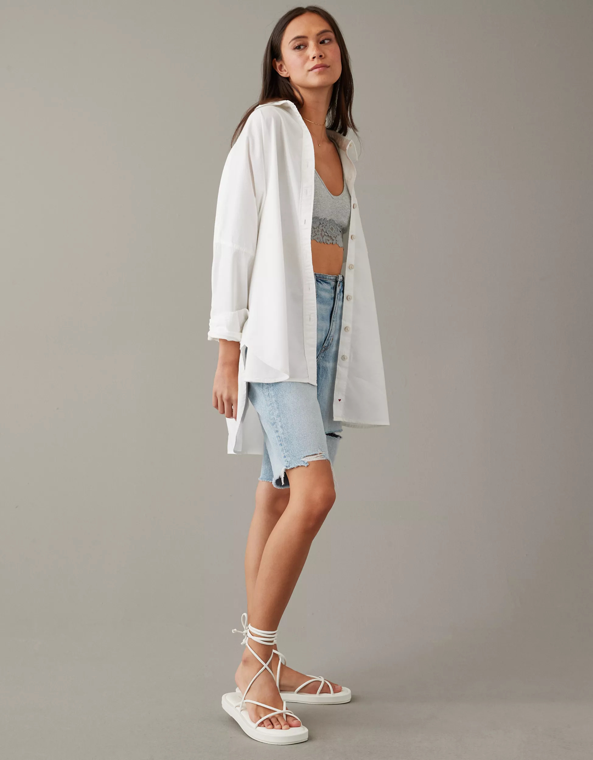 AE Go Big Oversized Shirt | American Eagle Outfitters (US & CA)