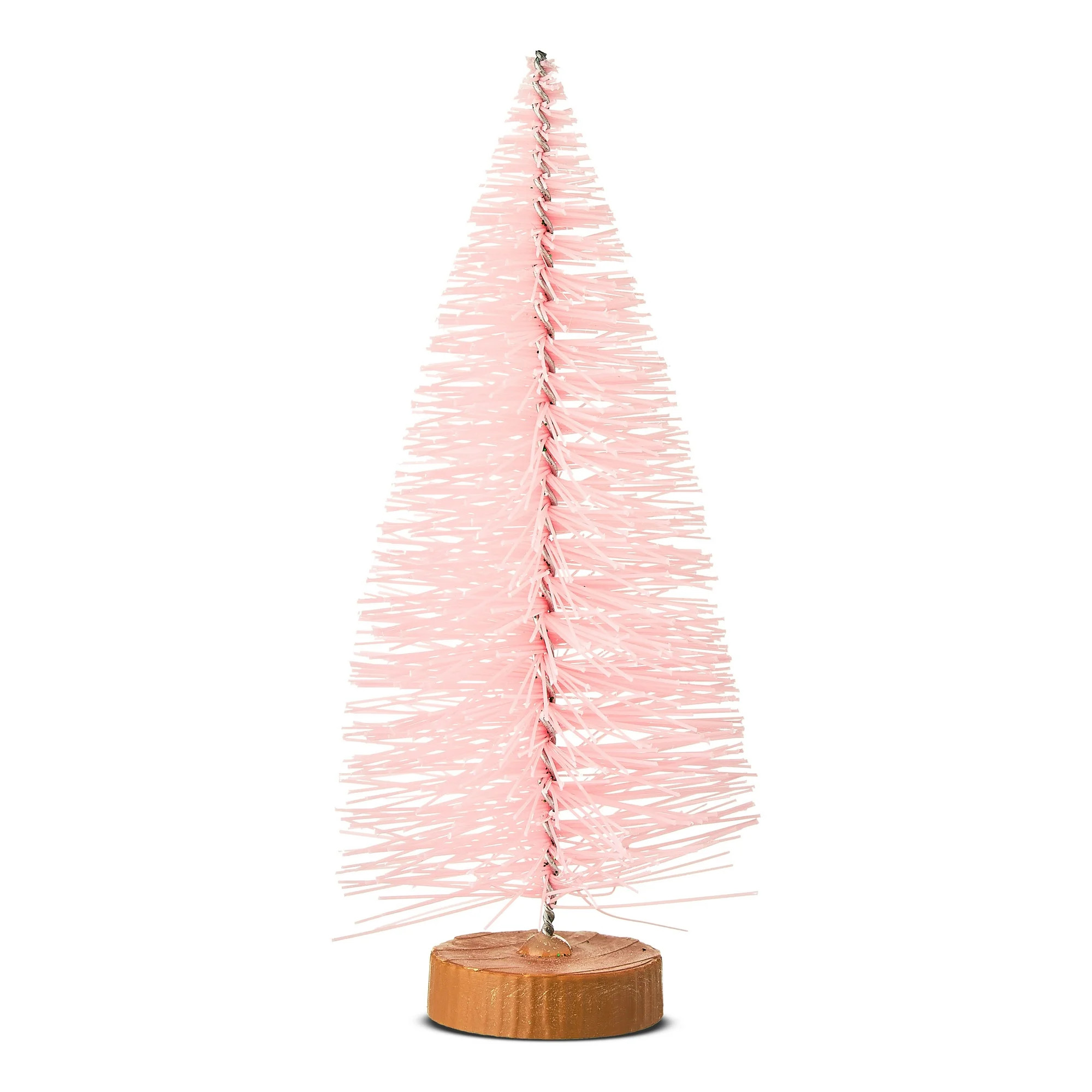 Mini Bottle Brush Christmas Tree, Blush Pink, 4", by Holiday Time | Walmart (US)