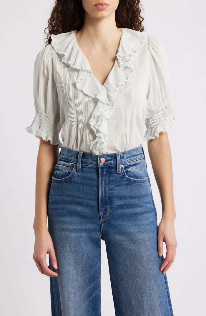 Henri Organic Cotton Voile Top | Nordstrom
