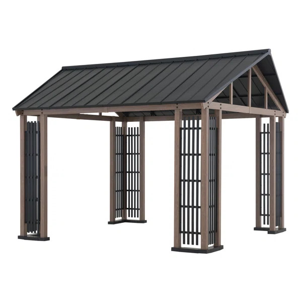 Summercove Portsmouth 13 Ft. W X 11 Ft. D Steel Gazebo | Wayfair North America