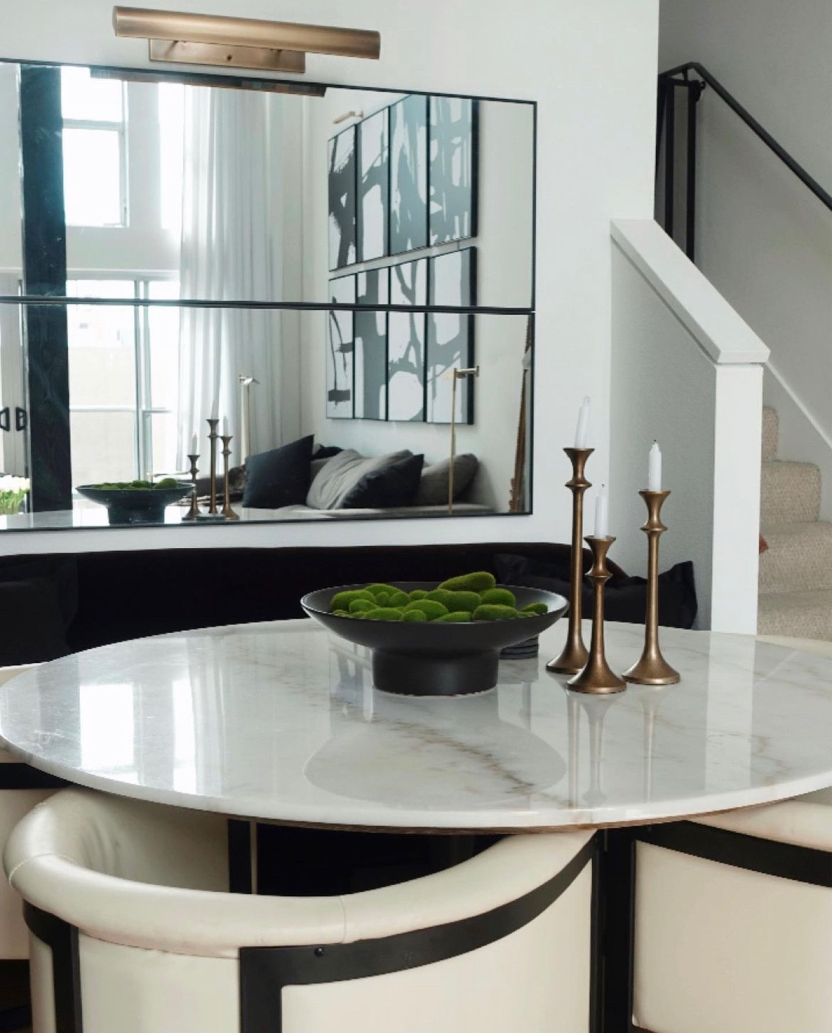 Dining Room 

Media Console, Living Home Furniture, Bedroom Furniture, stand, cane bed, cane furniture, floor mirror, arched mirror, cabinet, home decor, modern decor, mid century modern, kitchen pendant lighting, unique lighting, Console Table, Restoration Hardware Inspired, ceiling lighting, black light, brass decor, black furniture, modern glam, entryway, living room, kitchen, bar stools, throw pillows, wall decor, accent chair, dining room, home decor, rug, coffee table

#LTKhome #LTKstyletip #LTKFind