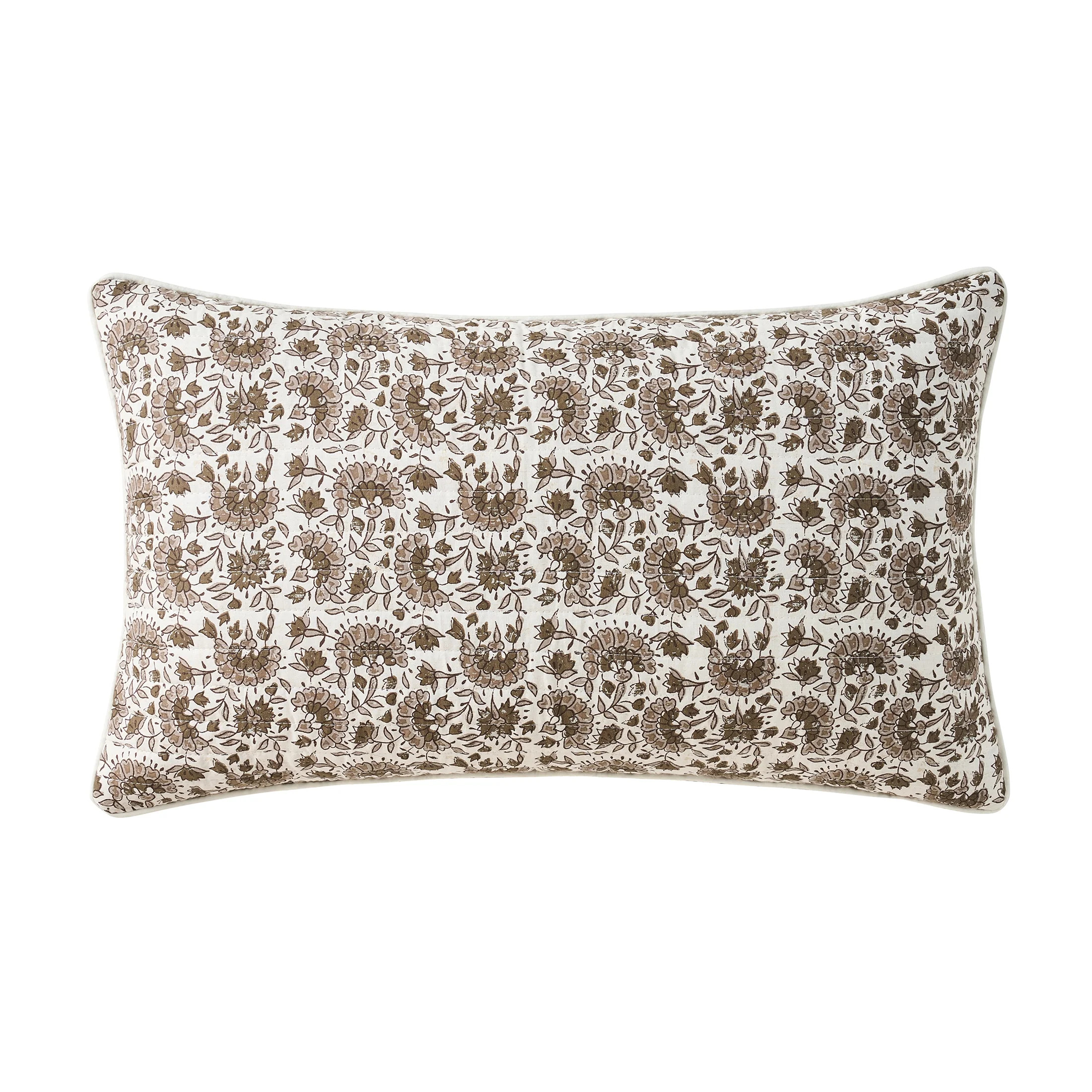 My Texas House 14" x 24" Dahlia Ivory Reversible Decorative Pillow Cover | Walmart (US)
