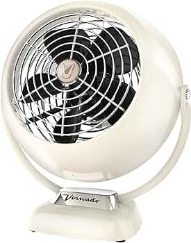 Vornado VFAN Jr. Vintage Air Circulator Fan, Vintage White, 6.1 x 10.1 x 11.4 inches | Amazon (US)