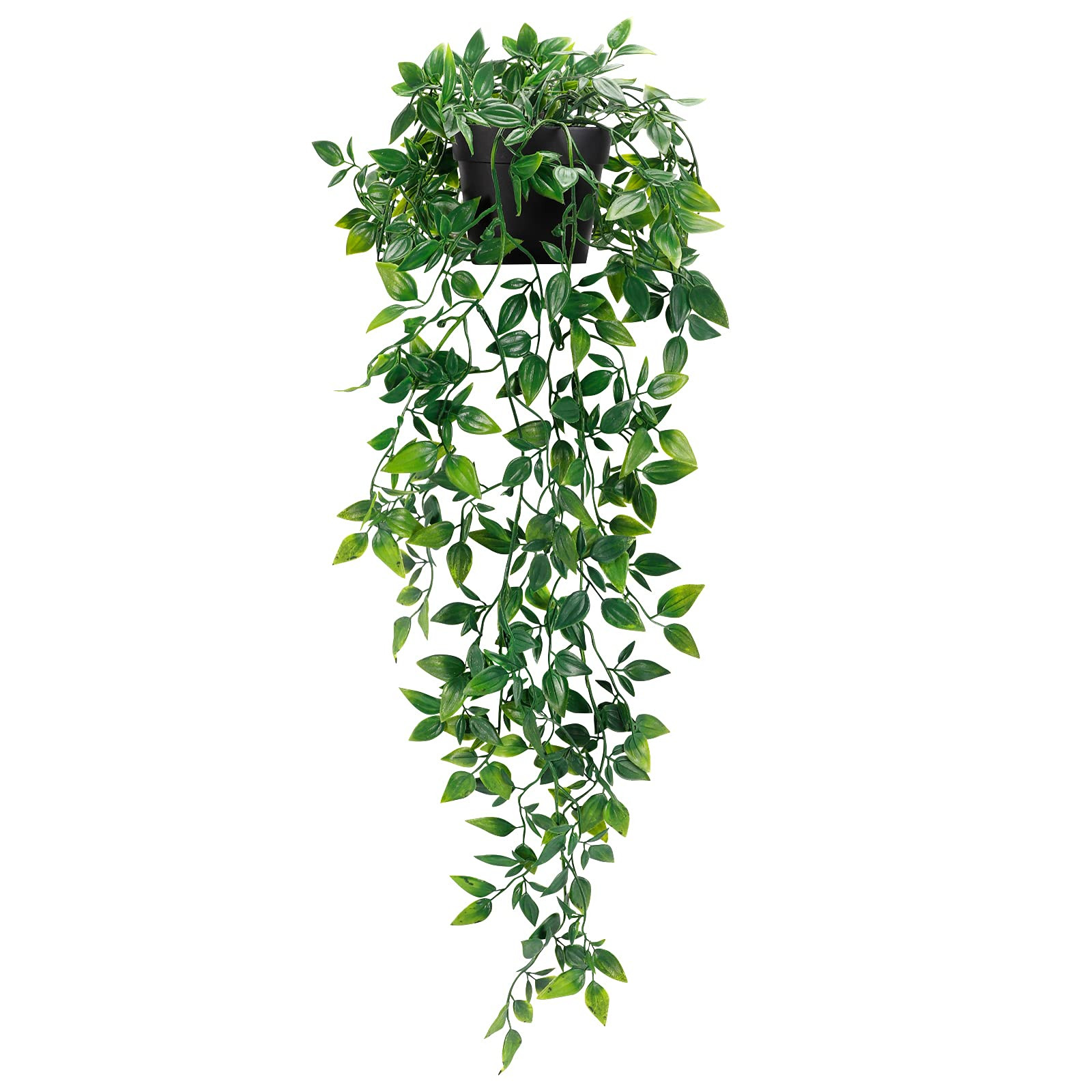 Whonline Fake Hanging Plants, Artificial Small Potted Plants for Indoor Outdoor Aesthetic Office ... | Amazon (US)