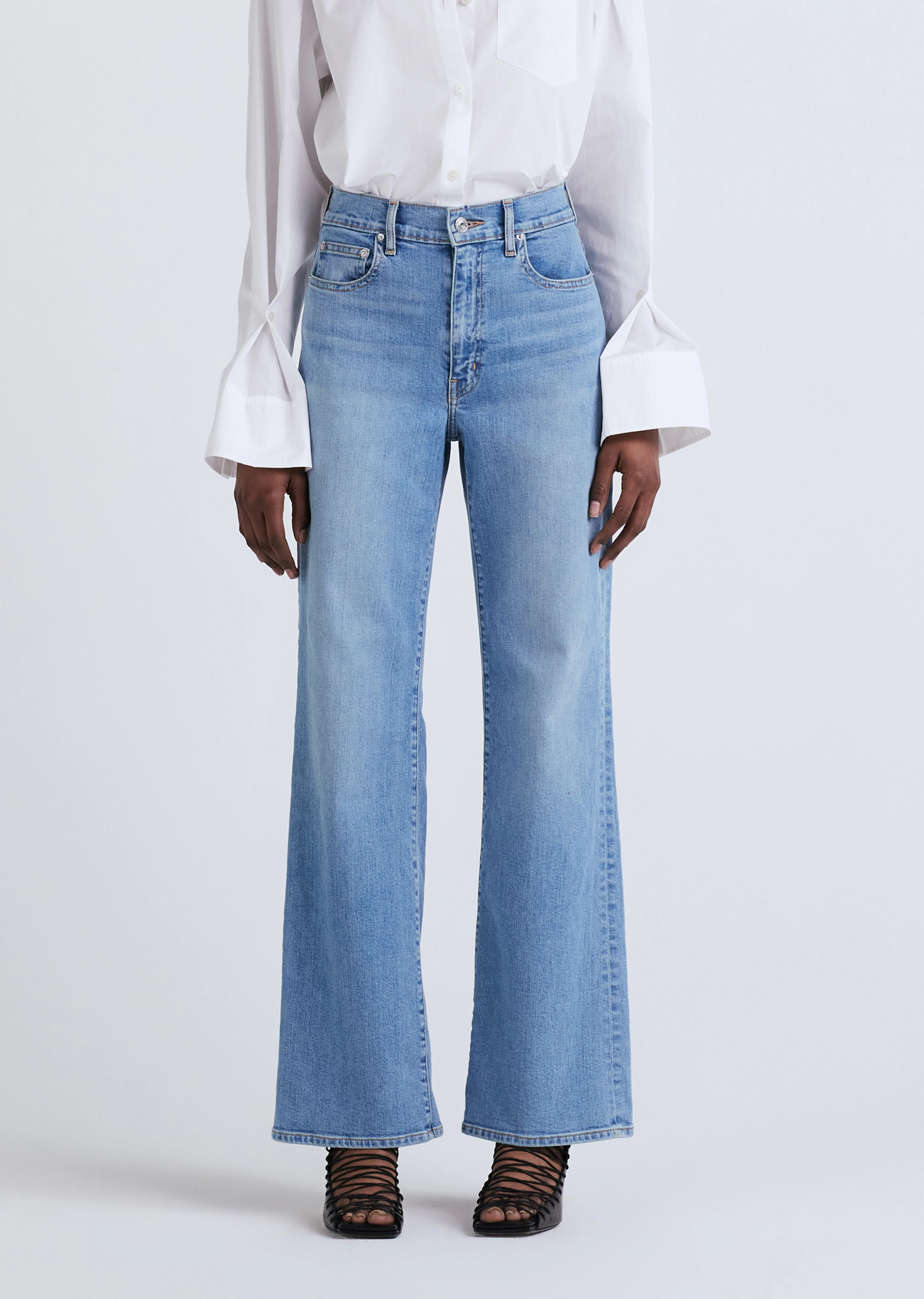 Faye High Rise Tailored Wide Leg | Derek Lam 10 Crosby | Derek Lam