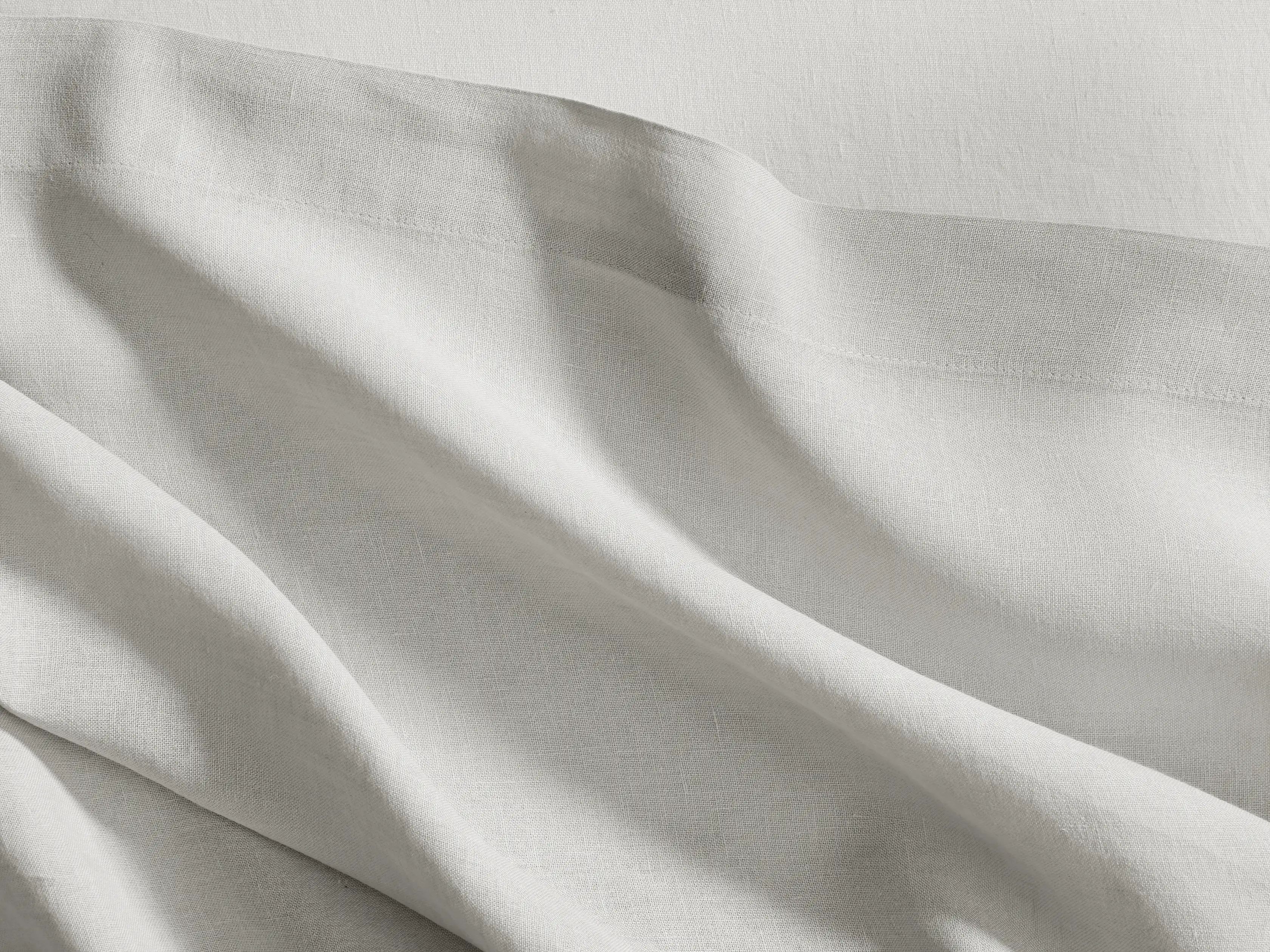 Italian Garment-Dyed Linen Flat Sheet | Arhaus