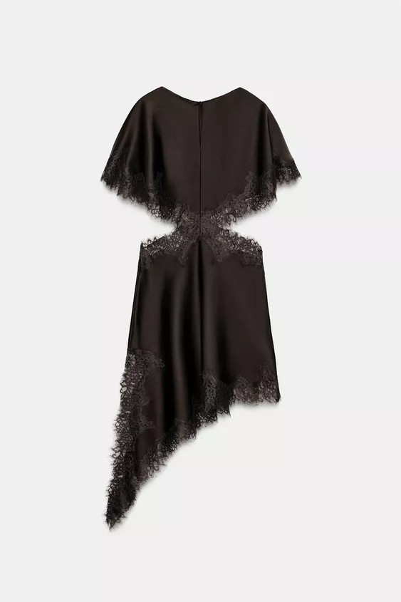ZW COLLECTION CUT-OUT LACE DRESS | Zara UK