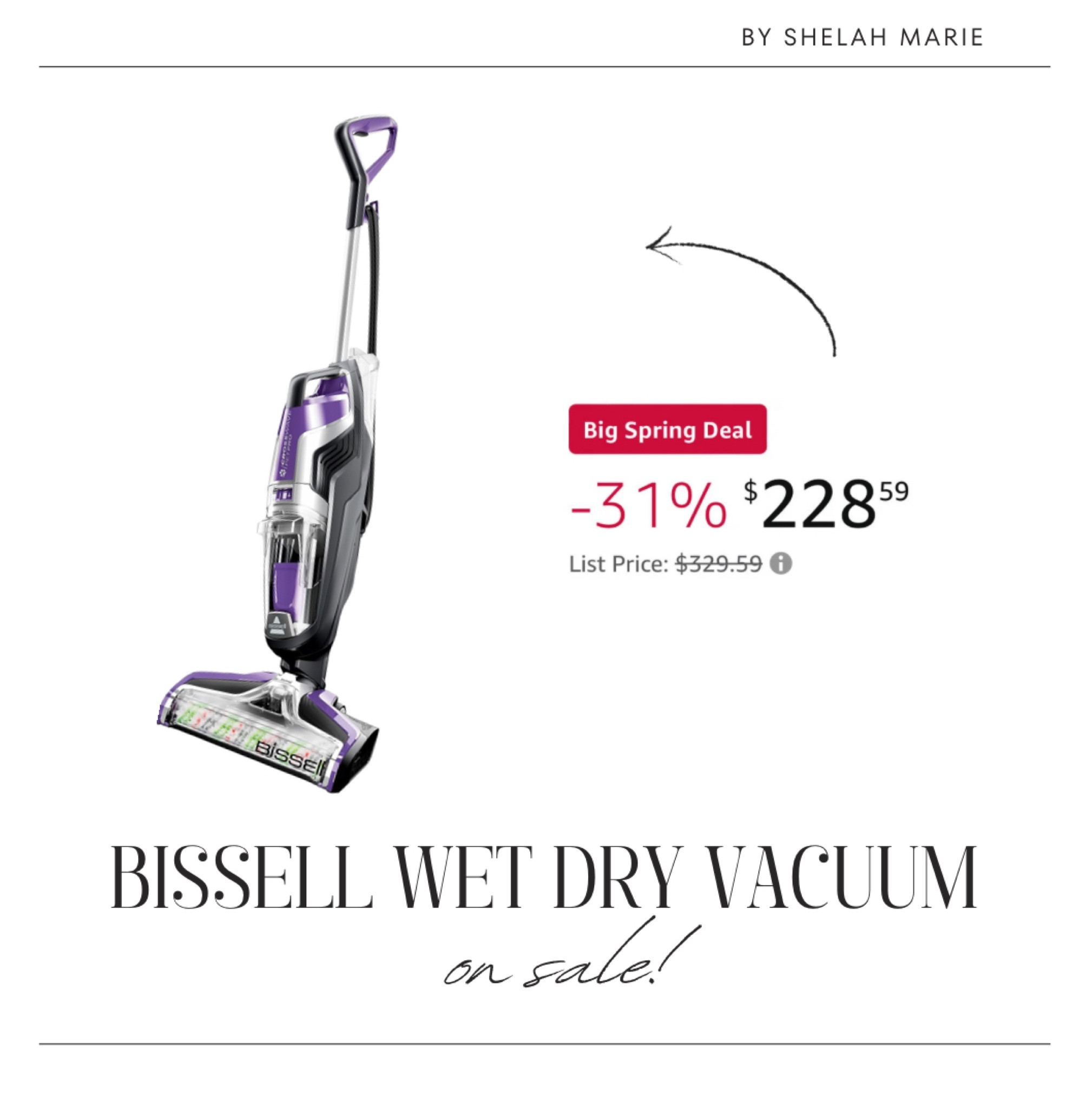 Bissell Wet-Dry Vacuum on sale. #Amazon #Bissell #Vacuumm