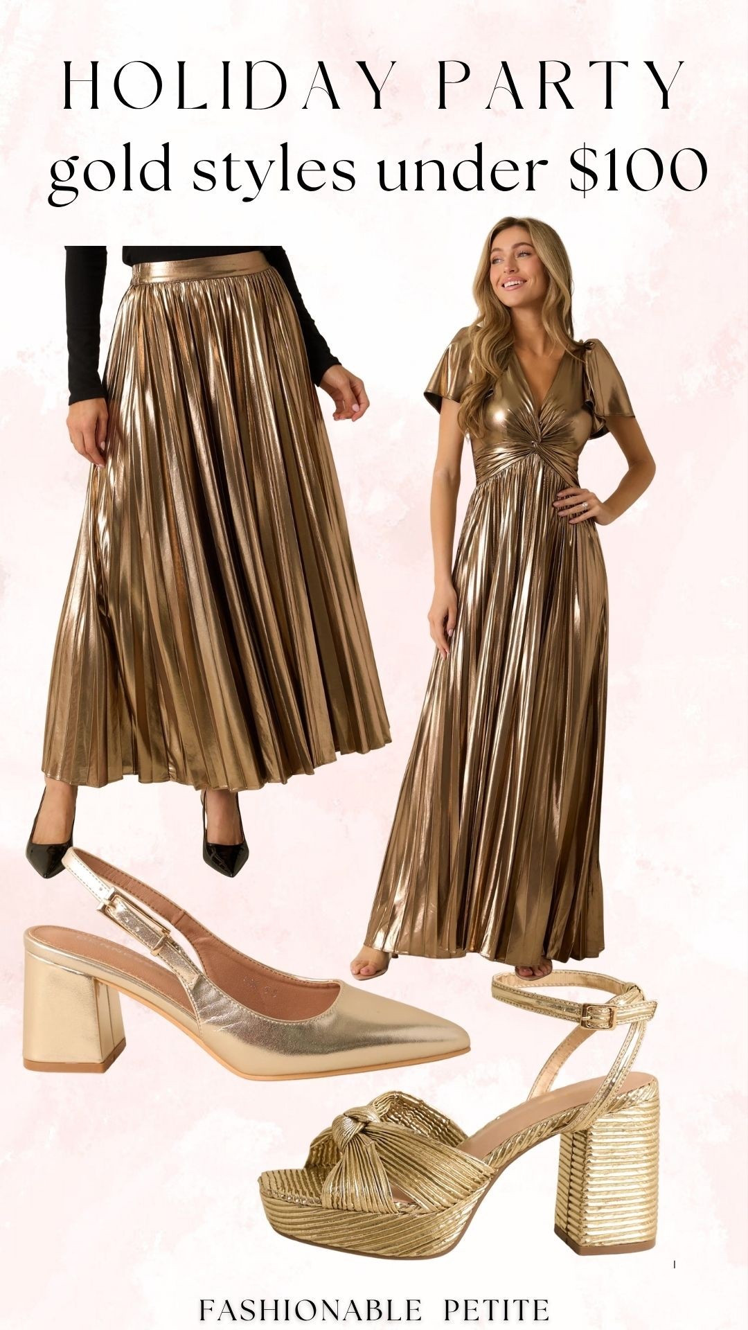 Holiday party looks under $100!

Gold outfit, holiday outfit, holiday party, party outfit 

#LTKHoliday #LTKFindsUnder100