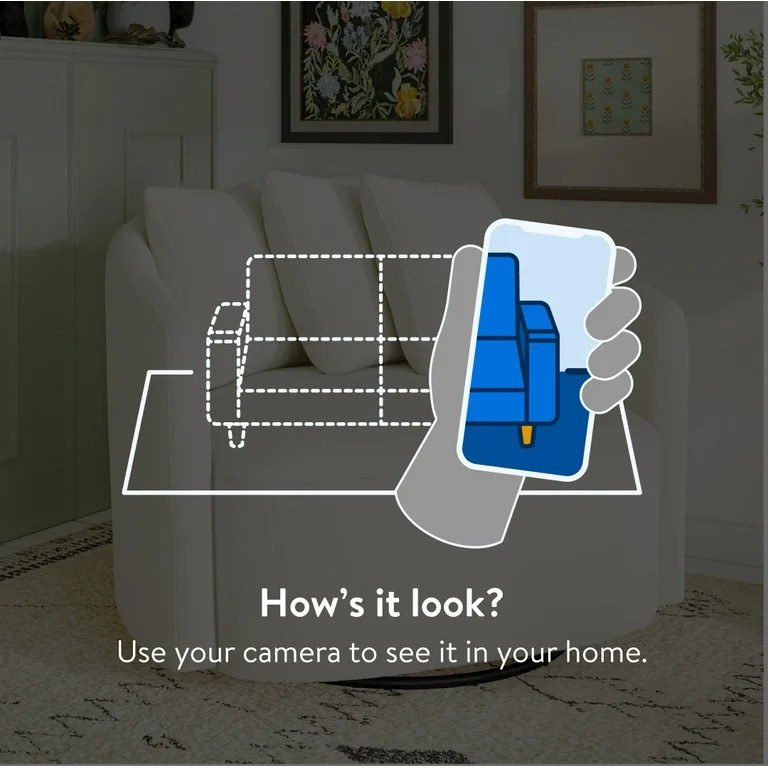 Beautiful Drew Chair by Drew Barrymore, Cream Boucle | Walmart (US)