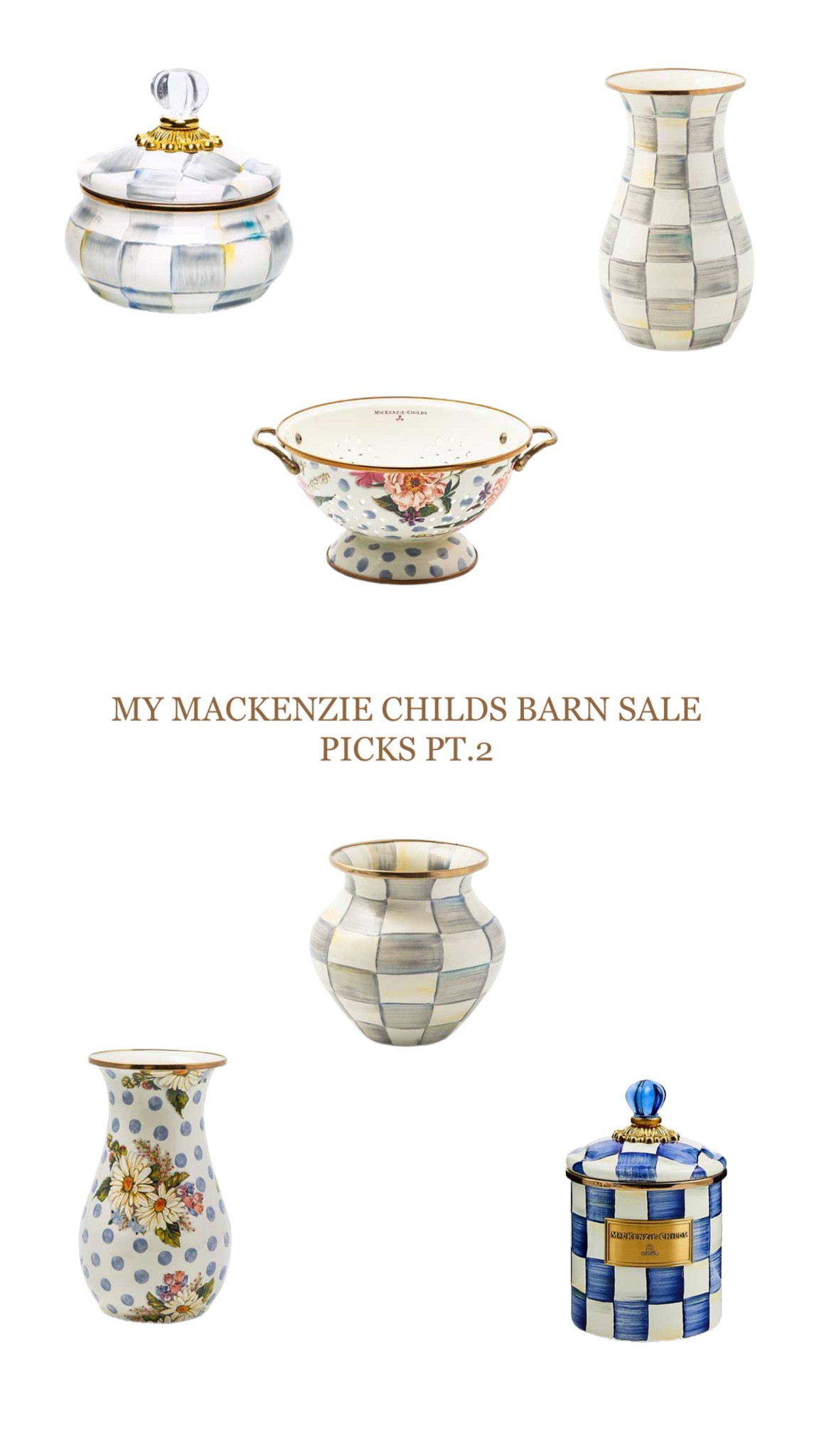 More picks for the Mackenzie Childs Barn Sale 2024! 

#LTKHome #LTKParties