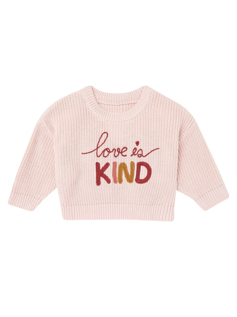 Modern Moments by Gerber Sibling Matching Sweater, Sizes 0/3 Months - 5T | Walmart (US)