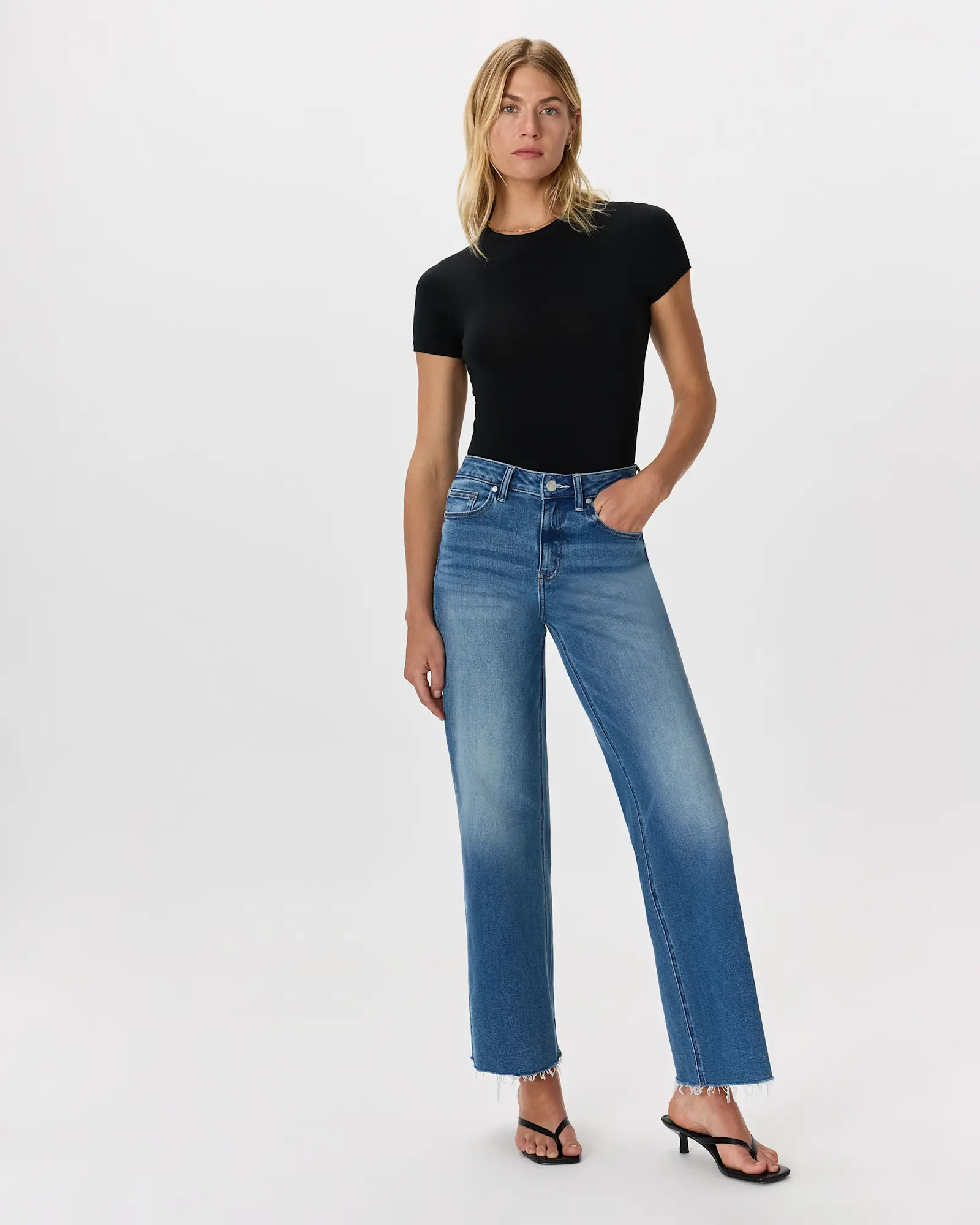 Bella Stretch Wide Leg Jeans | Quince