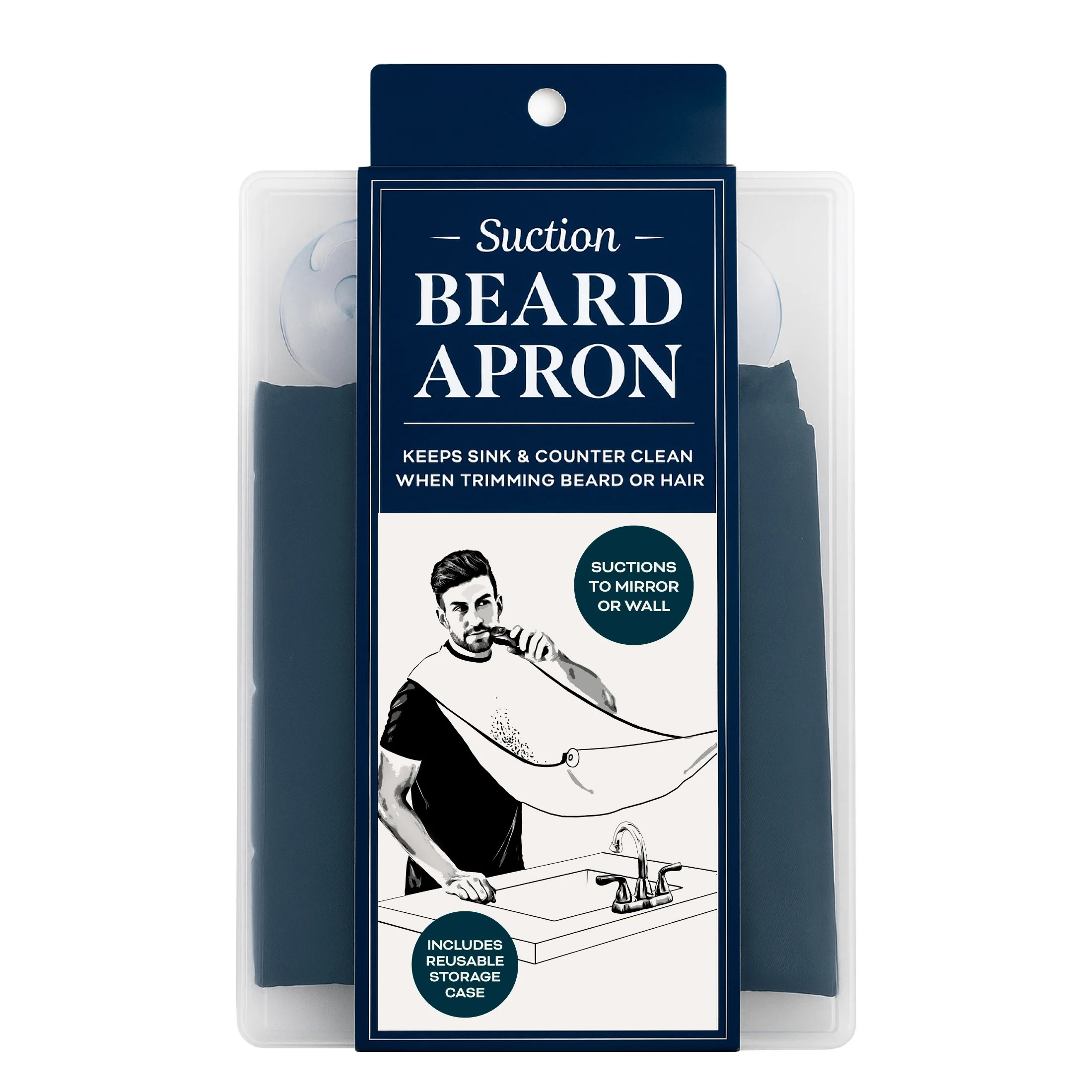 Best Brands Beard Apron Bib with Storage Case, Mess Free Beard Trimming Catcher, Perfect Gift for... | Walmart (US)