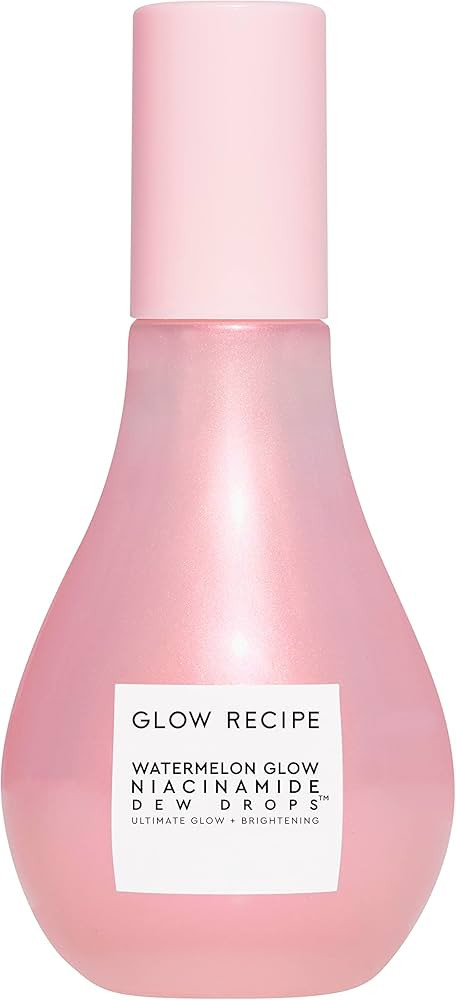 Glow Recipe Watermelon Glow Niacinamide Dew Drops Hydrating Serum with Hyaluronic Acid, Moringa O... | Amazon (US)