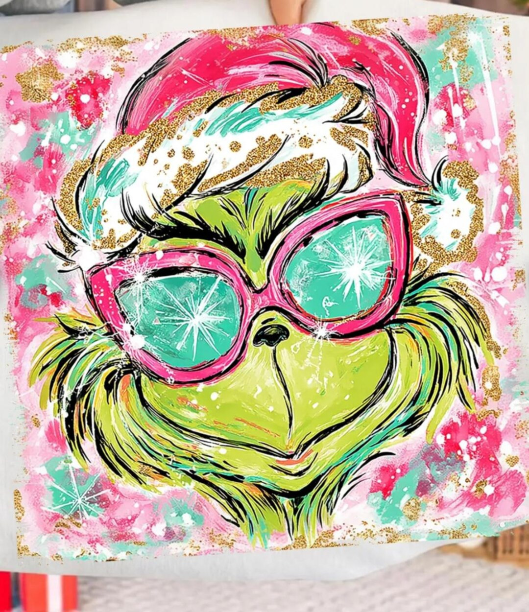 Watercolor Grinch Tshirt - Etsy | Etsy (US)