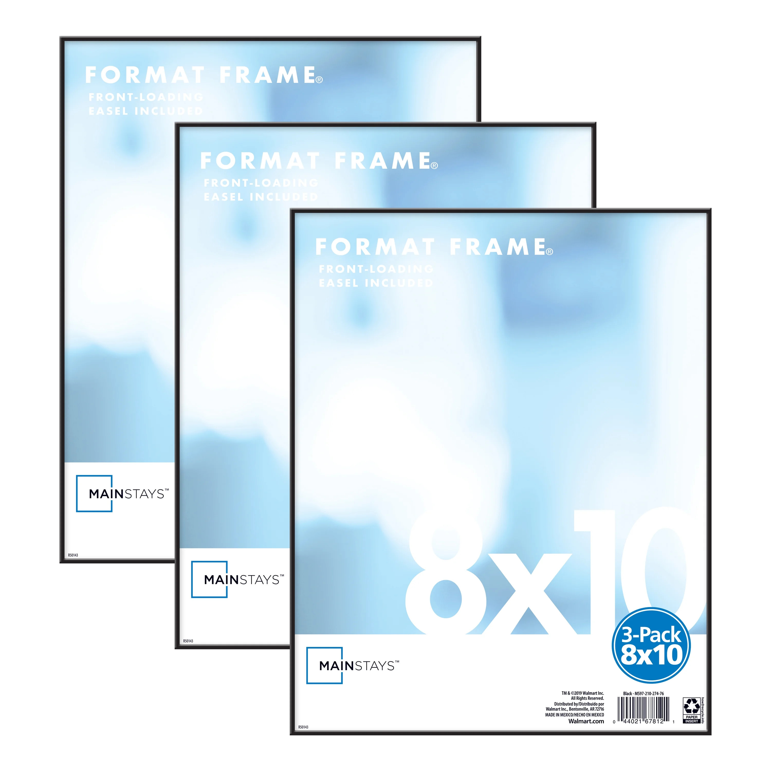 Mainstays 8" x 10" Format Frame, Set of 3 - Walmart.com | Walmart (US)