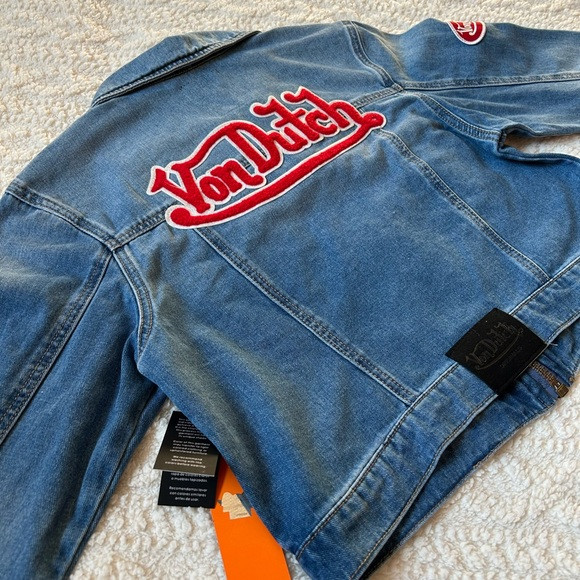 NWT Von Dutch Denim Jacket Button up Jean Y2K | Poshmark