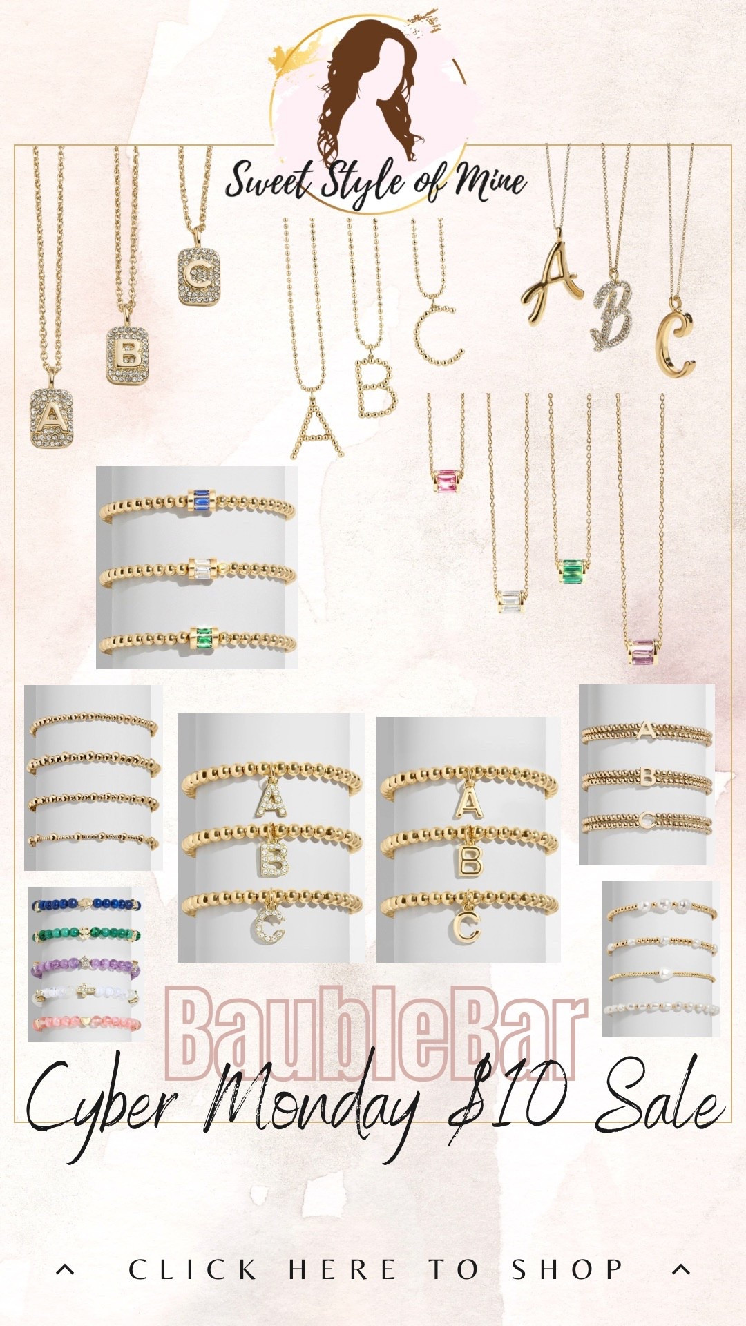 BaubleBar Cyber Monday $10 Sale!! 🤩

So many gorgeous necklaces and bracelets for only $10! 

#LTKHoliday #LTKCyberWeek #LTKGiftGuide