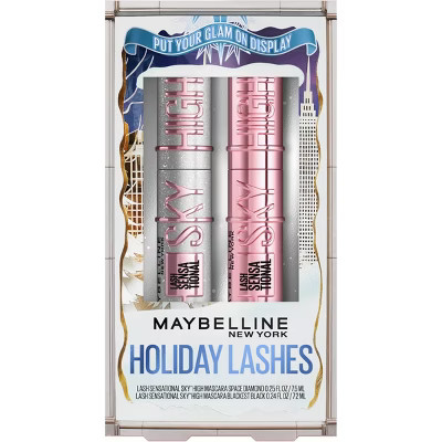 Maybelline Holiday Lashes Lash Sensational Sky High Mascara Duo Holiday Gift Set - 2pc | Target