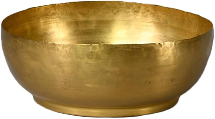 Serene Spaces Living Lightweight Antique Brass Decorative Bowl - Elegant Potpourri Catchall for D... | Amazon (US)
