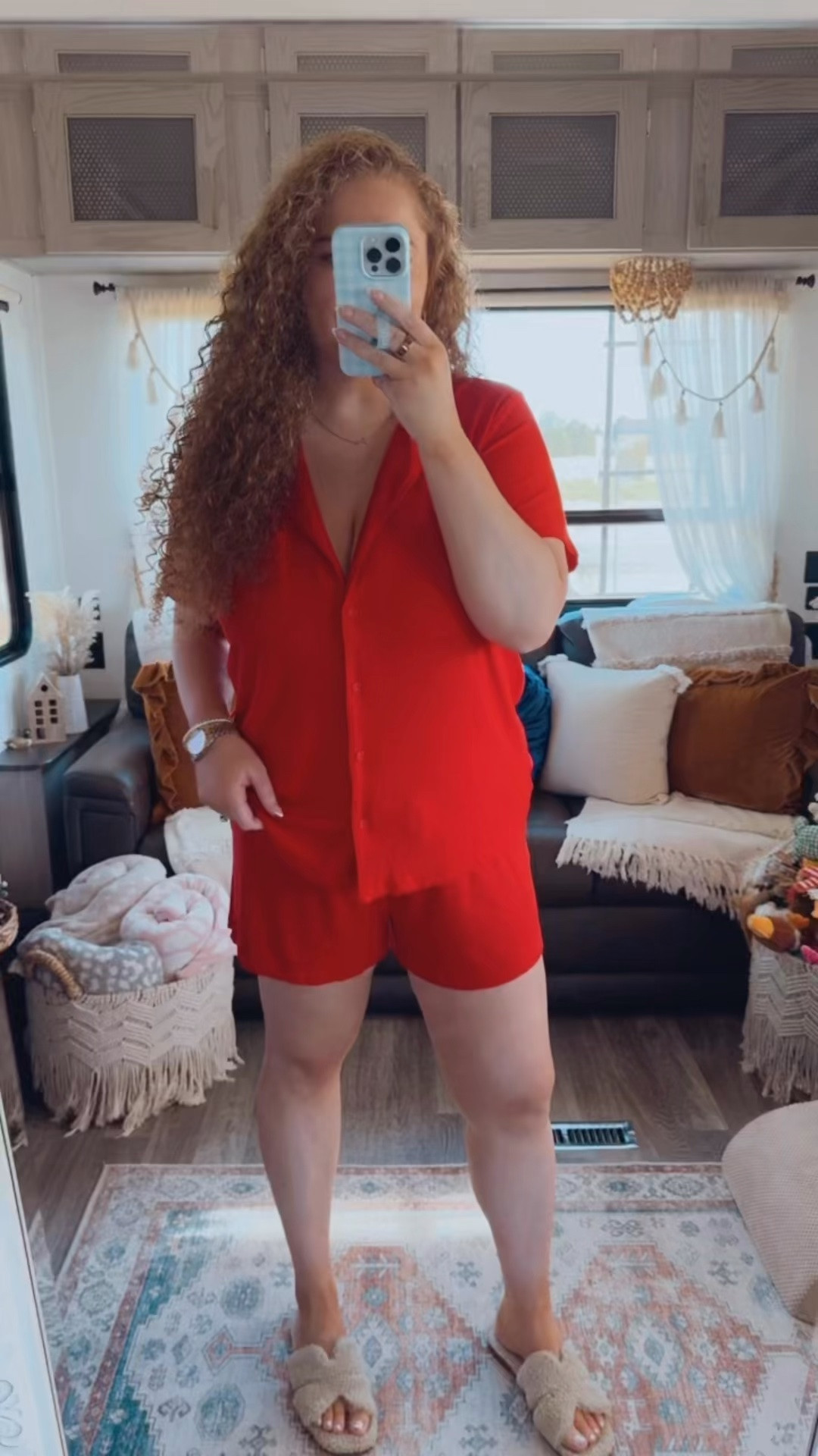 When I find something this comfortable, I buy it in every color. ❤️ This pajama set is a forever favorite in my closet🤩 The perfect mix of cozy, lightweight, and cute. Pairing it with my favorite Sherpa sandals makes the ultimate lounge outfit.👏 Skims Pajamas | Skims Sleep Set | Short Sleeve Pajama Set | Pajama Shorts Set | Cozy Lounge Set | Comfortable Pajamas | Soft Pajamas | Everyday Loungewear | Matching Pajama Set | Amazon Sherpa Sandals | Sherpa Slippers | Cozy House Shoes | Slippers For Women | Home Outfit | Lounge Outfit | Self Care Night | Gift For Her | Summer Pajamas | Lightweight Pajamas | Comfortable Basics | Wardrobe Staple | Amazon Finds | LTK Fashion | Cozy Aesthetic 🤍❤️

#LTKdayinmylife #LTKootd #LTKselfcare