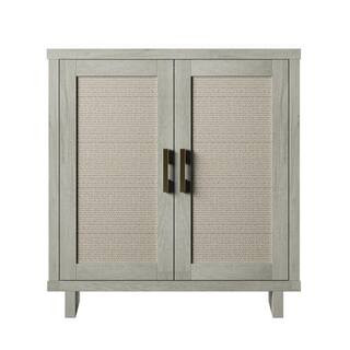 Fairfax Oak Accent Cabinet With Linen Door | The Home Depot