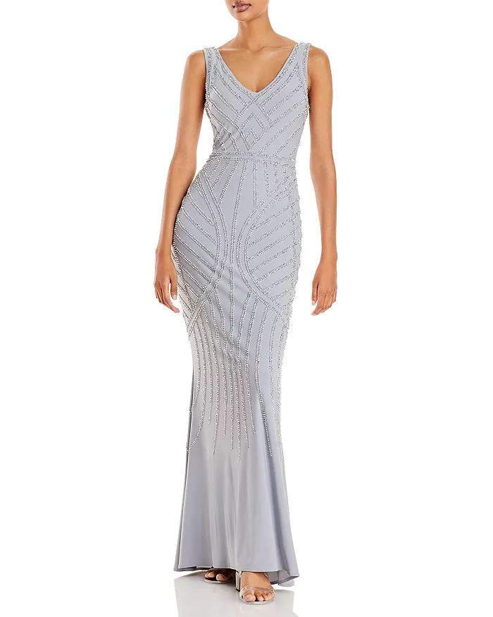 Embellished Column Gown - 100% Exclusive | Bloomingdale's (US)