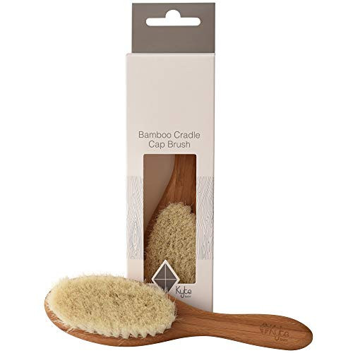 Kyte Baby Cradle Cap Brush Made with Natural Goat Hair Bristles and a Bamboo Brush Handle | Amazon (US)