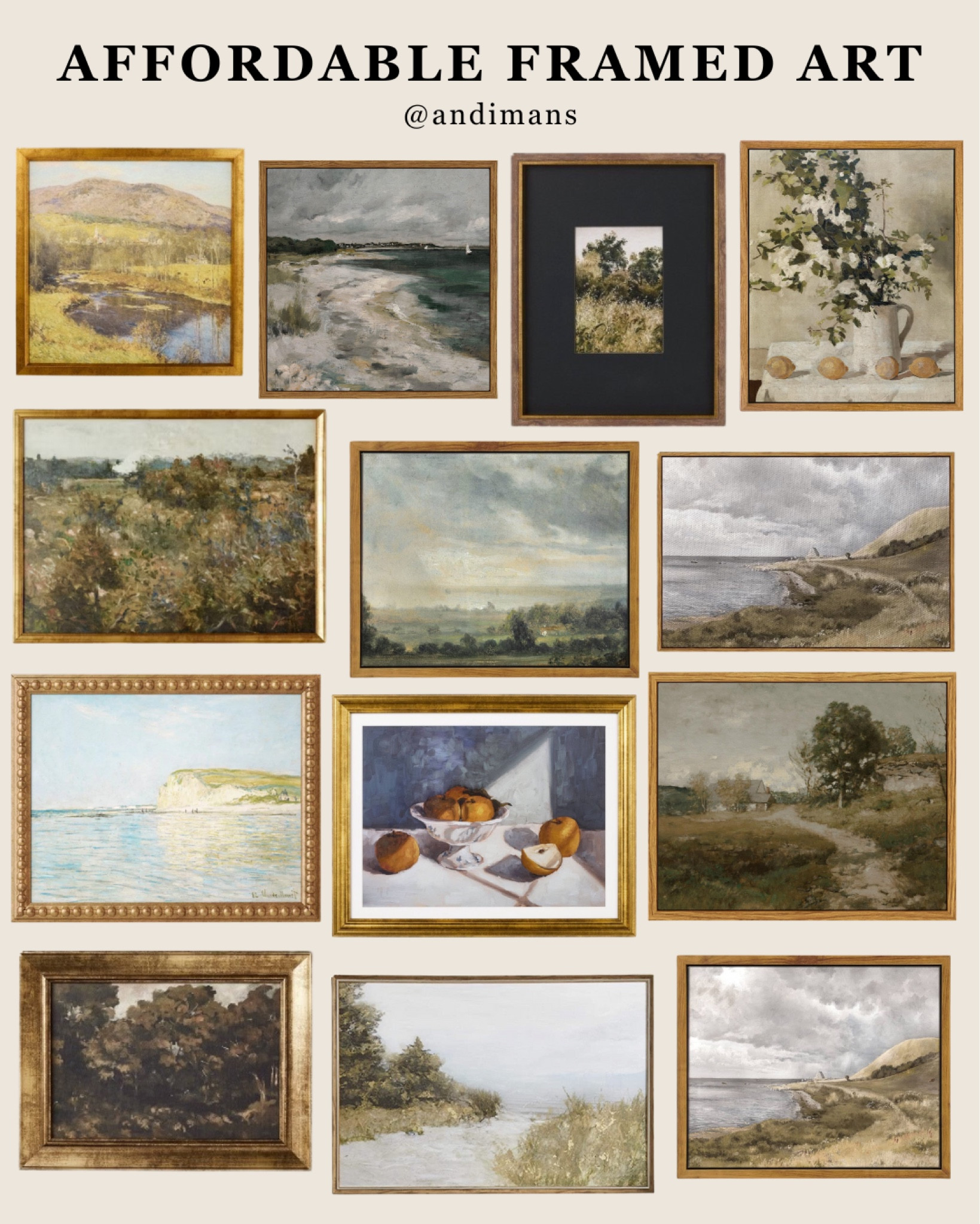 Looking for framed wall art with a vintage touch to elevate your home decor? I've found some beautiful pieces, all under $100! 🖼️ Check out my top picks to add a timeless charm to your space.

#VintageHomeDecor #AffordableArt
#WallArtFinds #HomeStyle #InteriorInspo #affordablewallart #neutralhomedecor

Vintage wall art, Framed art under $100, Affordable home decor, Timeless decor pieces, Art for home styling

#LTKSaleAlert #LTKFindsUnder100 #LTKHome