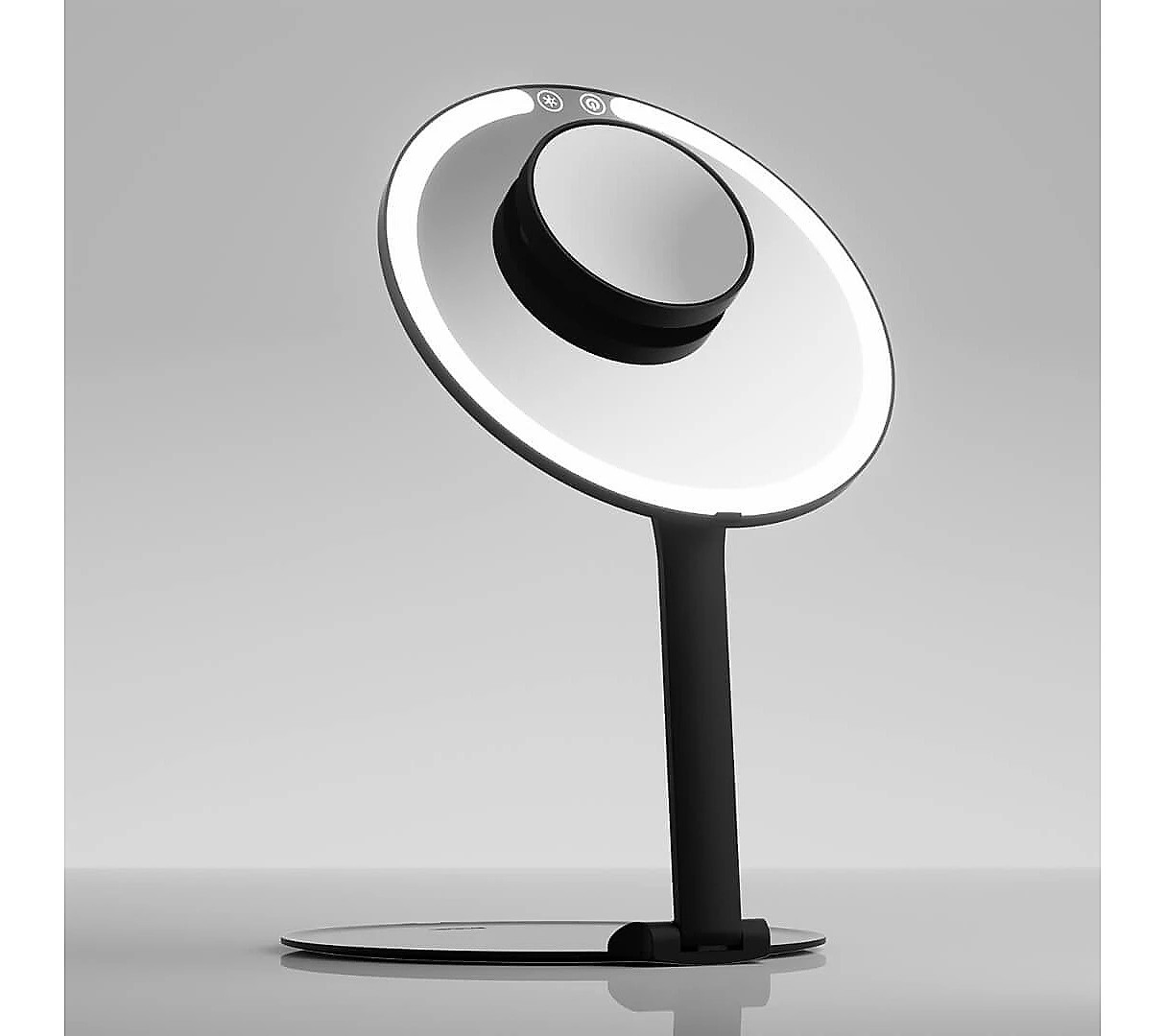 Fancii Abigail Slim Travel Vanity Mirror 1X + Attachable 10x | QVC