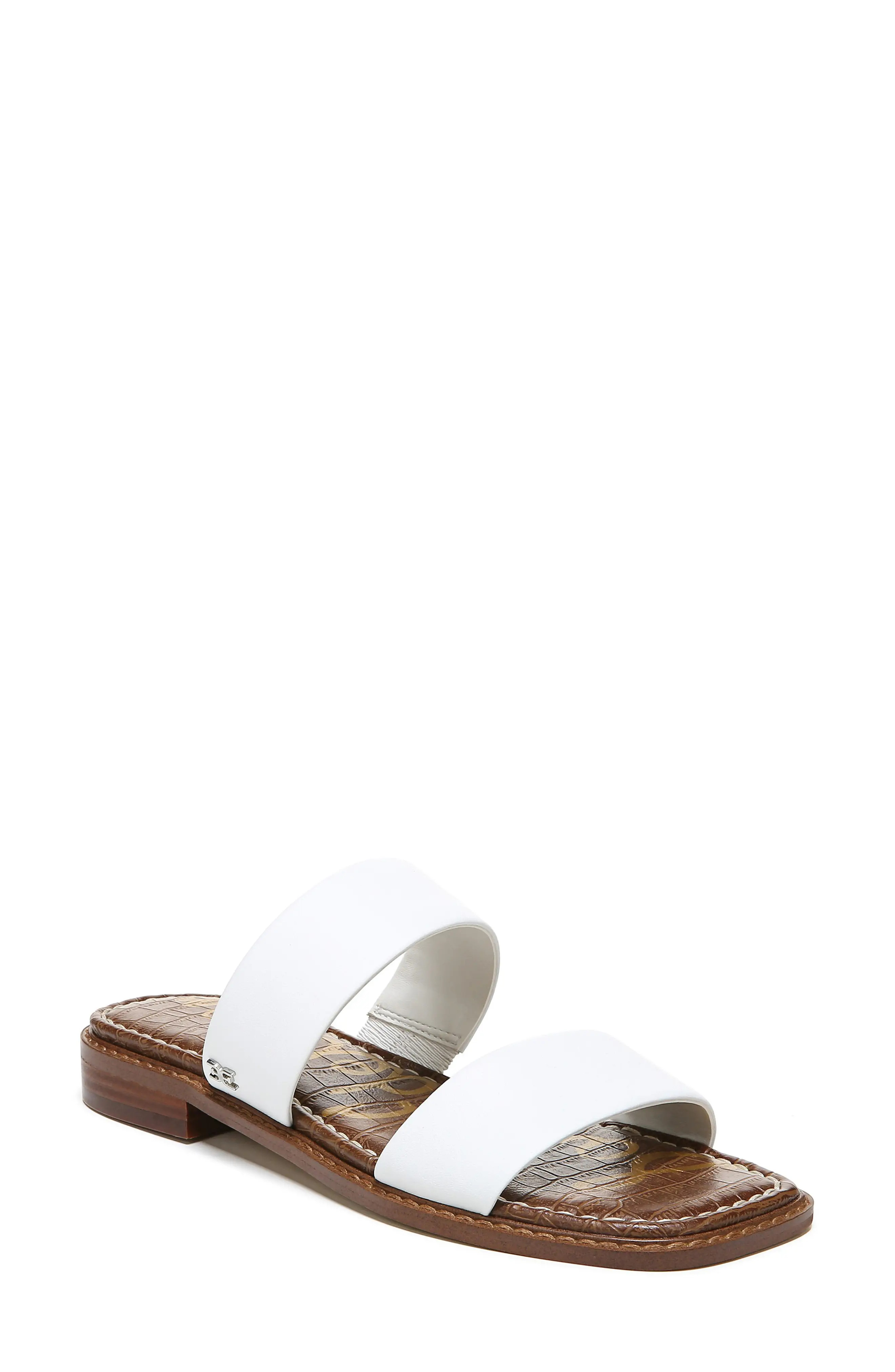Sam Edelman Haydee Sandal in White at Nordstrom, Size 7.5 | Nordstrom