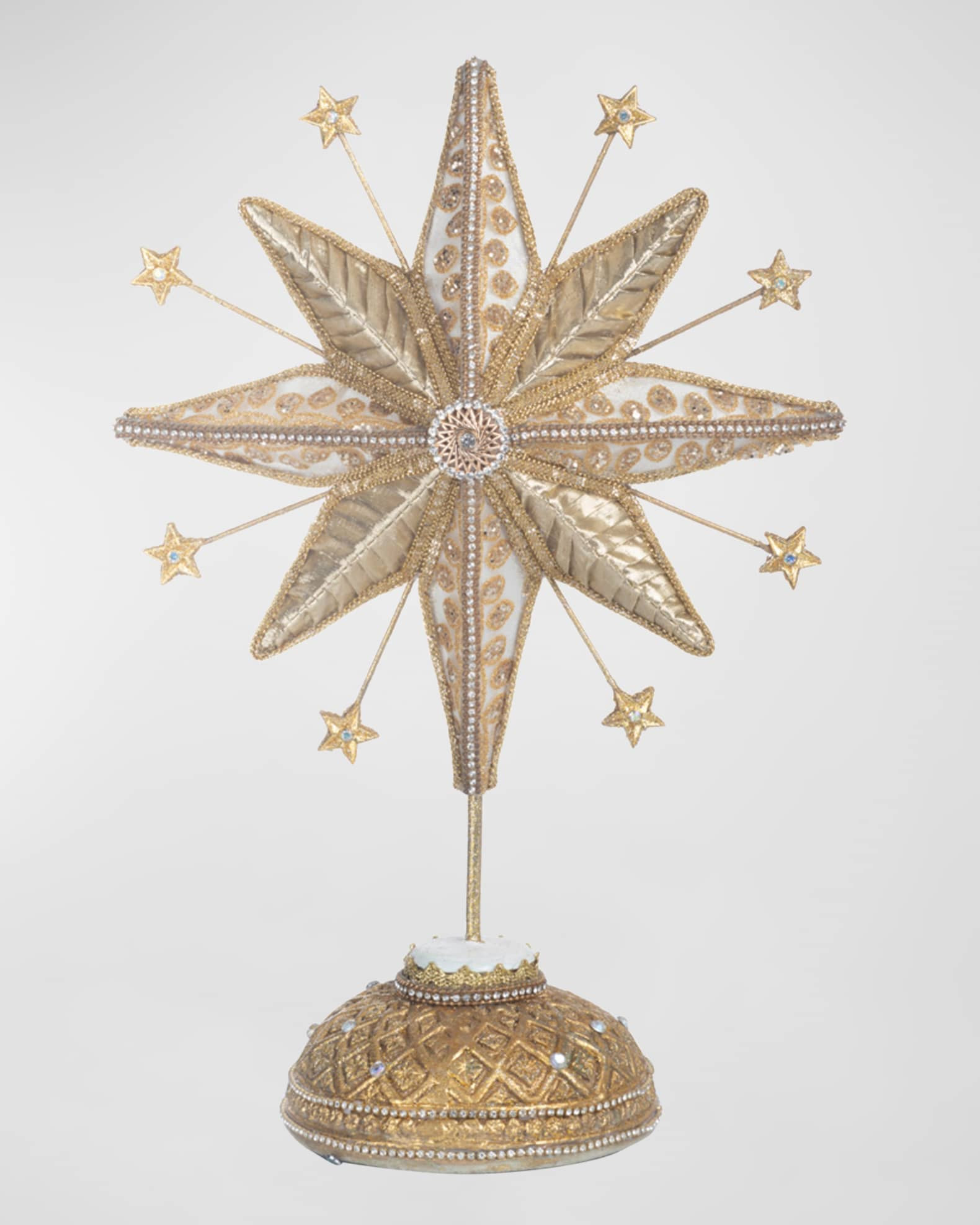 13" Golden Celestial Star Tabletop | Neiman Marcus