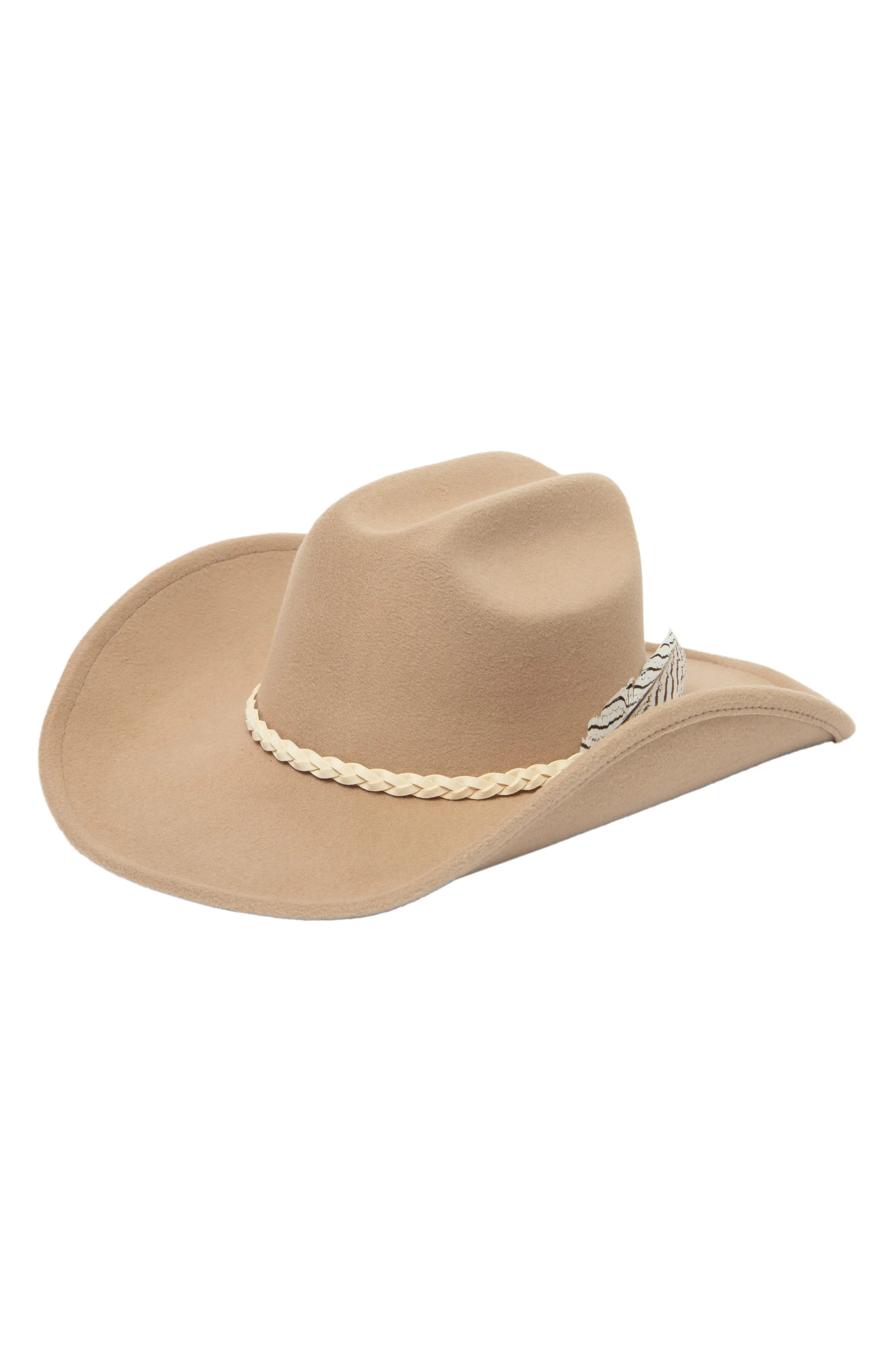 San Diego Hat Cattleman's Crease Cowboy Hat in Oatmeal at Nordstrom Rack | Nordstrom Rack