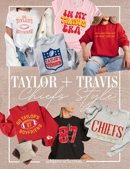 Taylor + Travis - Go Chiefs! ♥️💛♥️

Taylor swift, Travis Kelce, eras, swiftie, 87, 1989, chiefs, Kansas City, football, love story, the eras tour, nfl, Taylor’s boyfriend 



#LTKmidsize #LTKSeasonal #LTKstyletip