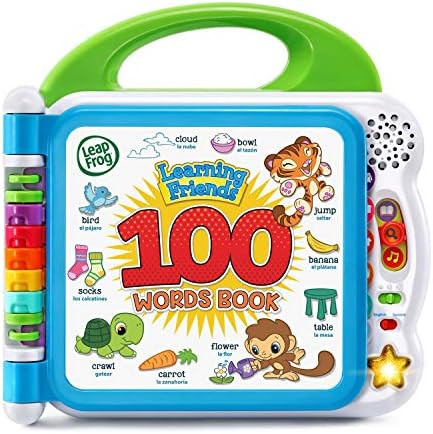 LeapFrog Learning Friends 100 Words Book (Frustration Free Packaging), Green | Amazon (US)