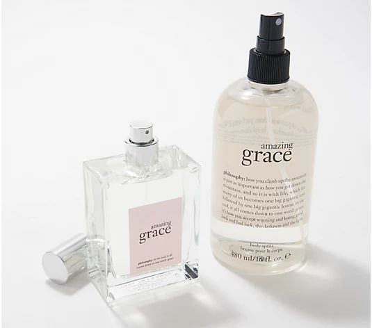 philosophy super-size grace fragrance spritz & edt spray | QVC