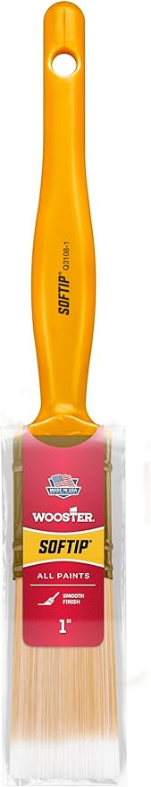 Wooster Brush Q3108-1 Softip Paintbrush, 1-Inch, White | Amazon (US)