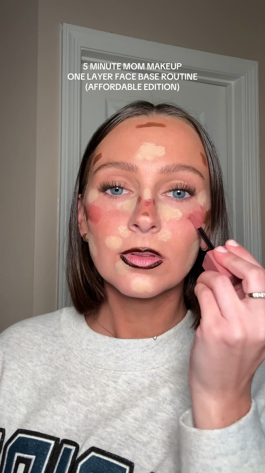 One layer mommy makeup face base routine using only affordable products! 🫶🏻

#LTKSaleAlert #LTKFindsUnder50 #LTKBeauty