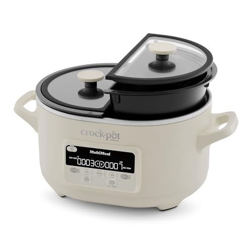 Crock-Pot MultiMeal Multicooker and Programmable Slow Cooker with Bake Function Oat Milk | Amazon (US)