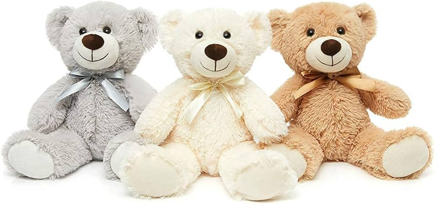Amazon.com: MaoGoLan 7Pcs Bulk Teddy Bears Stuffed Animals Baby Shower, Soft Small Stuffed Teddy ... | Amazon (US)